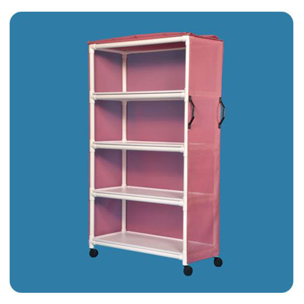 IPU 4-Shelf Standard Line Linen Cart