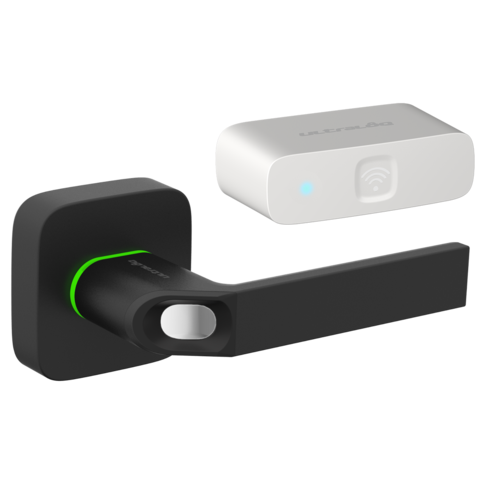 U-Tec UL1 Bluetooth Enabled Fingerprint and Key Fob Smart Lock in Black New