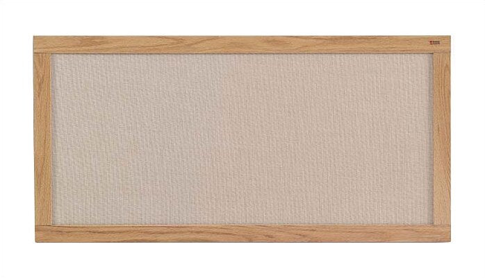 Burlap Covered Wall Mounted Bulletin Board 4' x 10'