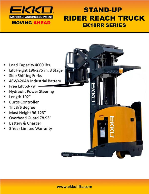 Ekko EK18RRL Stand-Up NA Reach Truck 196