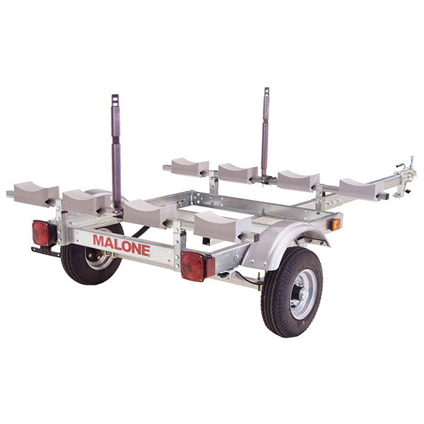 Malone EcoLight 4 Boat Stacker Kayak Trailer Package