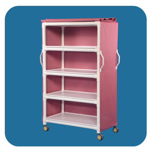 IPU MRI Compatible 4-Shelf Cart