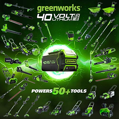 Greenworks G-MAX 40V 16'' Cordless Lawn Mower with 4Ah Battery - 25322 model
