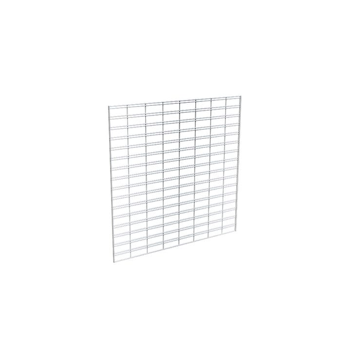 Econoco Slatgrid Panels - Chrome (Set of 3)