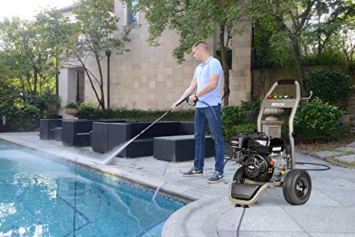 MEKOH Gasoline Powered Pressure Washer 3000PSI and 2.4GPM 6.5HP Power Engine 208CC Ideal for Homeowners and Semi-Commercial Use