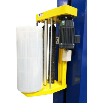 PEC Scales Stretch Wrap Machine Electric Pallet Wrapper with Built-in Scale and Thermal Label Printer Capacity 5000 lbs New