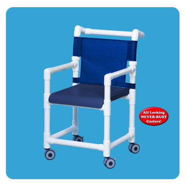 IPU Deluxe Shower Chair with Solid Soft Seat