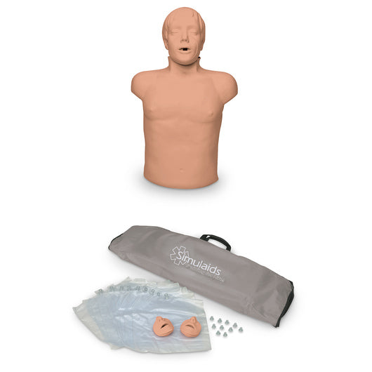 Heartsmart Brad Adult CPR Manikin With Carry Bag - Nasco