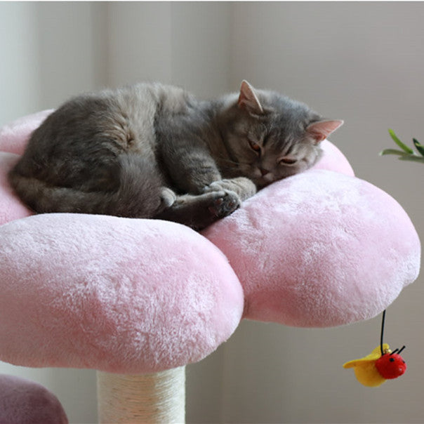 Three Flower Cat Tree