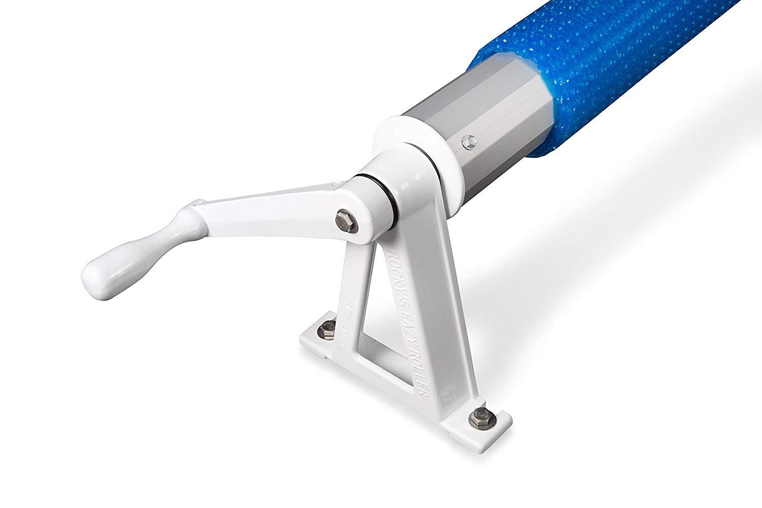 Rocky's Heavy Duty 4A Up to 24 ft. Permanent Solar Pool Cover Reel System New