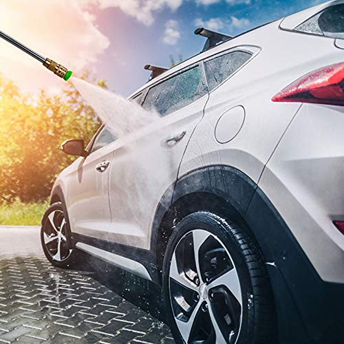 PowRyte Elite Power Washer,Electric Pressure Washer with 5 Universal Spray Nozzles and Detergent Tank,Pressure Cleaner - 4200PSI 3.2GPM(Green)