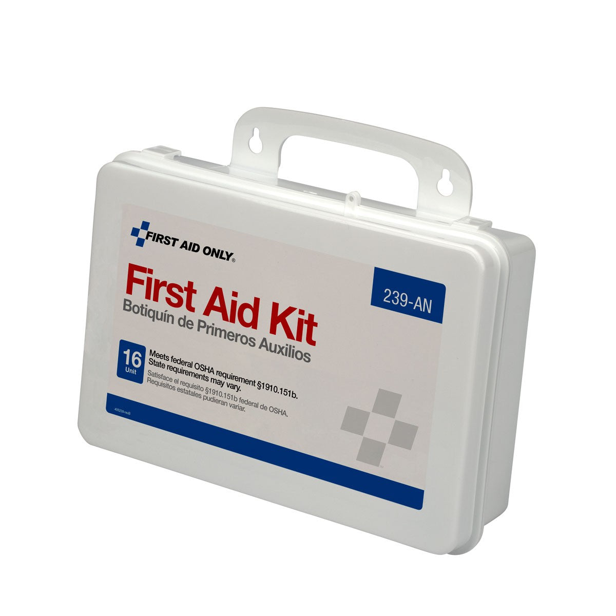 First Aid Only 16 Unit First Aid Kit, Plastic Case (5 per order)