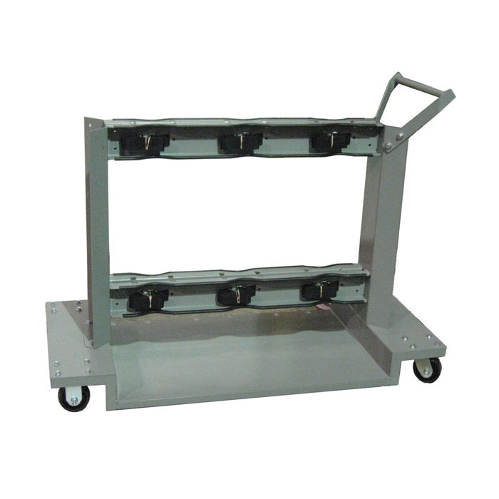 Justrite Gas Cylinder Cart, 6 Cylinder Capacity
