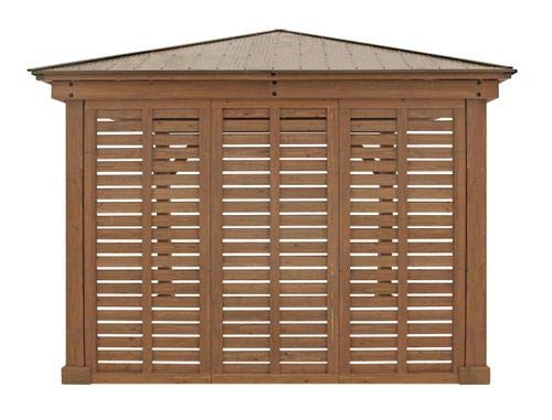 YardistryGazebo 12' Wood Gazebo Privacy Wall