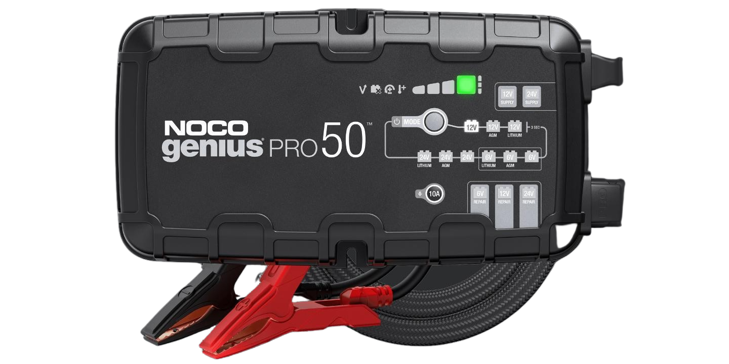 NOCO GENIUSPRO50 6V/12V/24V 50-Amp Smart Battery Charger New