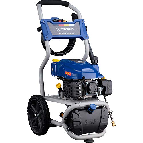 Westinghouse WPX2800 Gas Powered Pressure Washer with Soap Injection - 2800 PSI 2.3 GPM - One Gallon Reservoir - 25’ SUPR-Flex Hose - 4 Quick-Change Nozzles