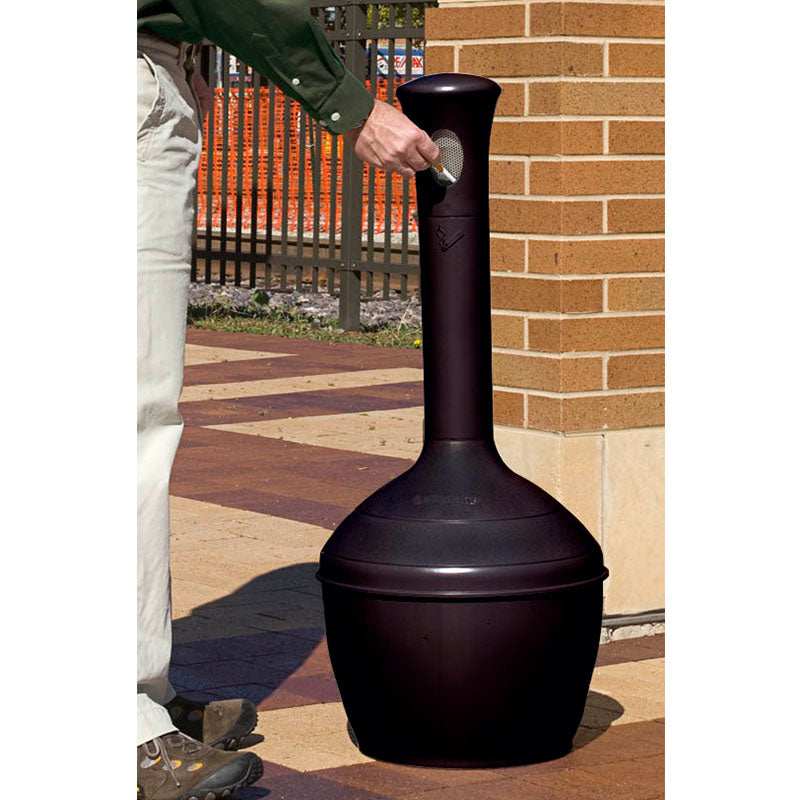 Justrite Elite™ Smoker’s Cease-Fire® Cigarette Butt Receptacle