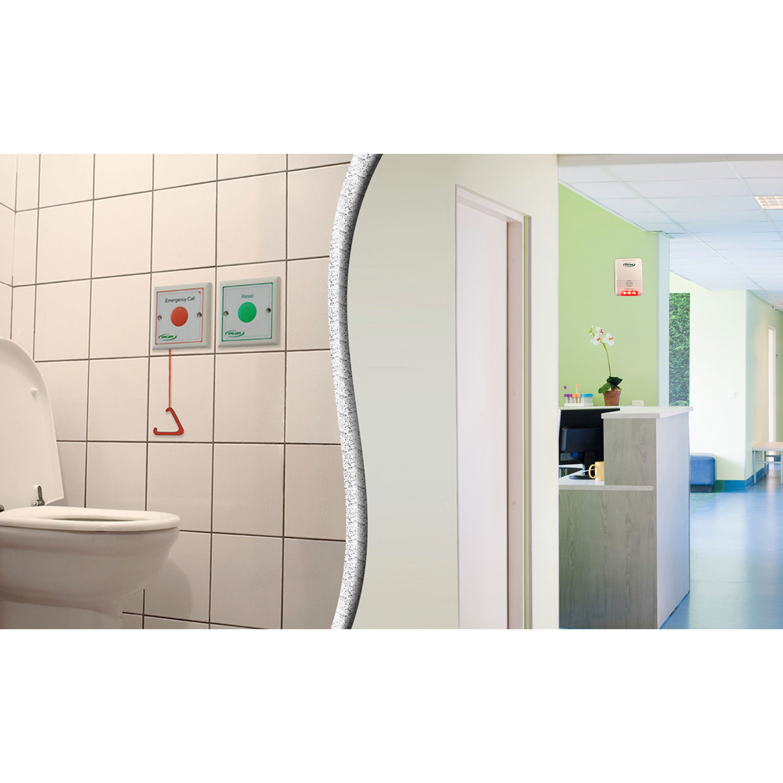 Smart Caregiver Easy-to-Use Call Button & Light System