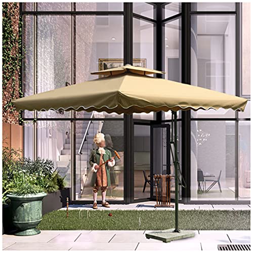 yuanfeng Patio Umbrella Square Market Umbrellas Garden Umbrellas Sun Protection Rain Protection for Courtyards Decks Swimming Pools Beaches