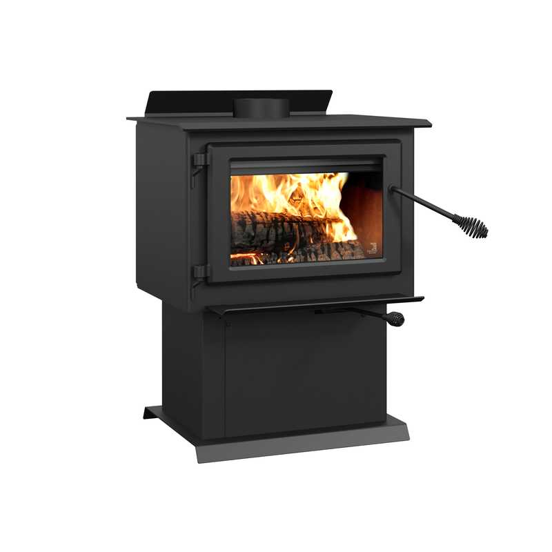Century Heating FW2800 EPA Certified 1,800 Sq. Ft. Wood Stove On Pedestal New