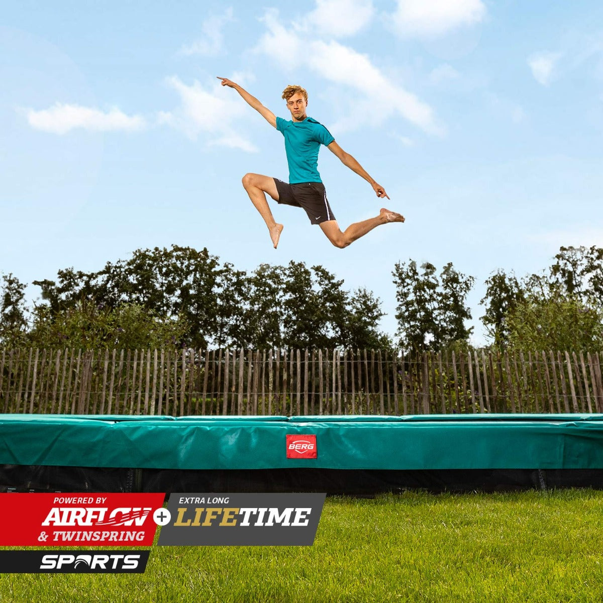 Berg 17Ft Grand Champion Inground Trampoline