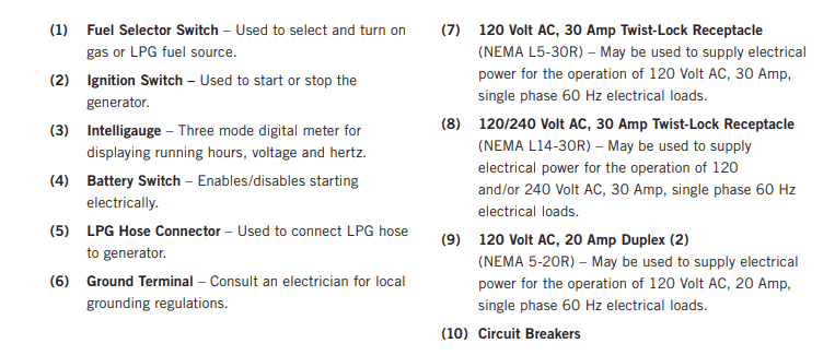 Champion 71530 7000W/9000W Dual Fuel Electric Start Generator Manufacturer RFB