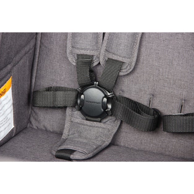 WonderFold W4 Luxe Push/Pull 4-Passenger Quad Stroller Wagon Gray With Black Frame New