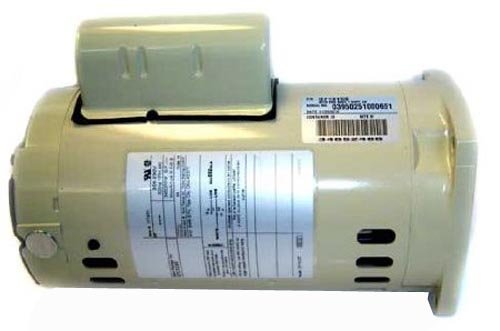 Pentair 356630S Almond 1 HP 3-Phase Single Speed Square Flange Motor Replacement Inground Pool and Spa Pump