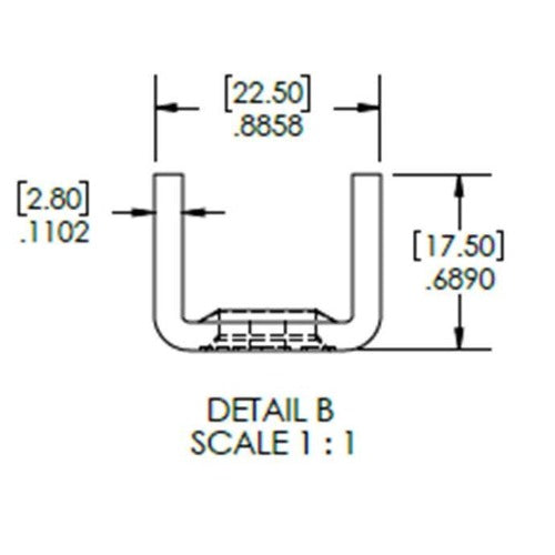 Econoco Heavyweight Single Slot with 1
