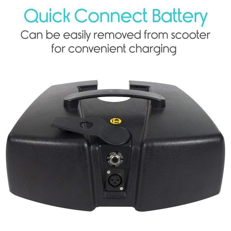 Vive Health MOB1025 3-Wheel Mobility Scooter Silver New