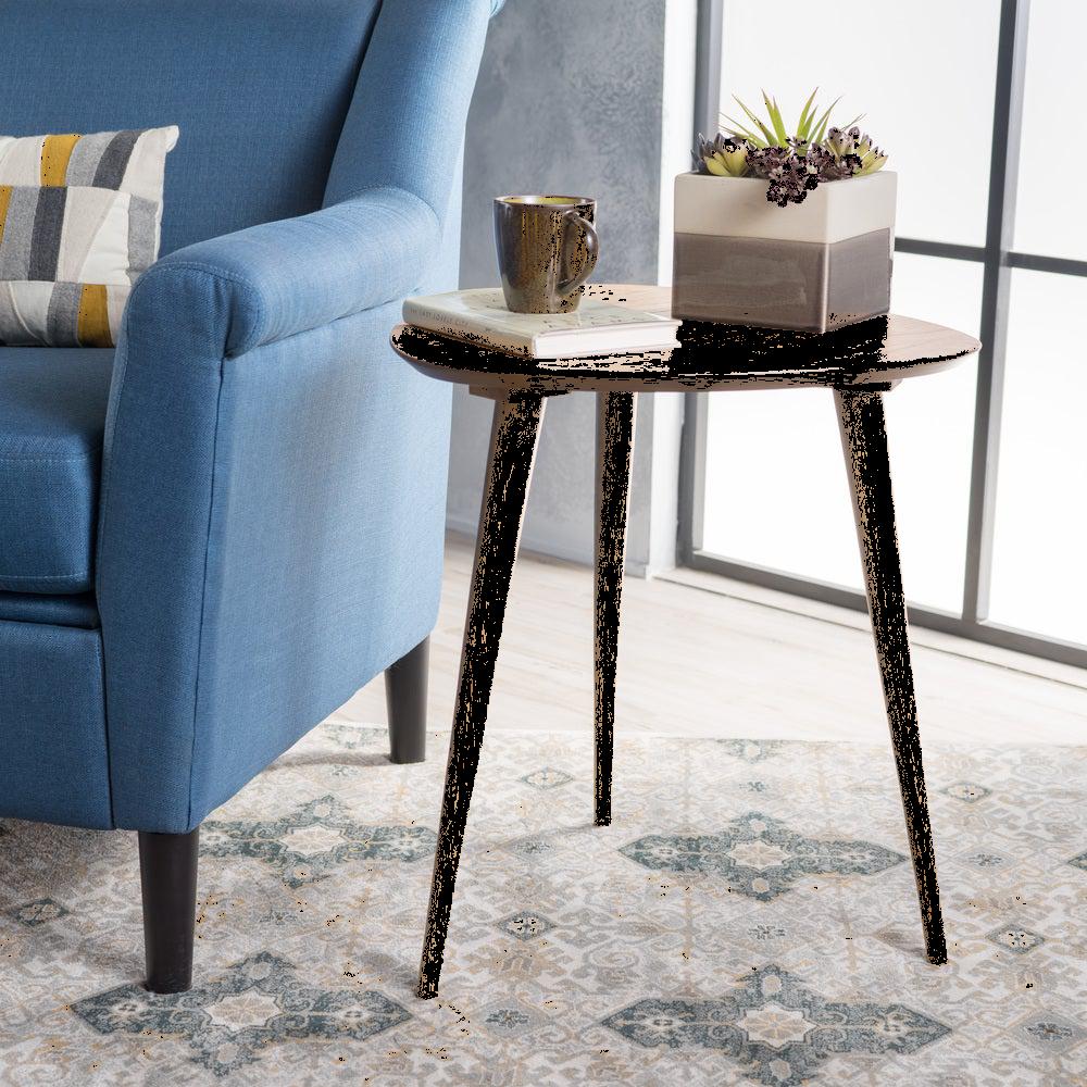 Naja Mid-Century Wood End Table