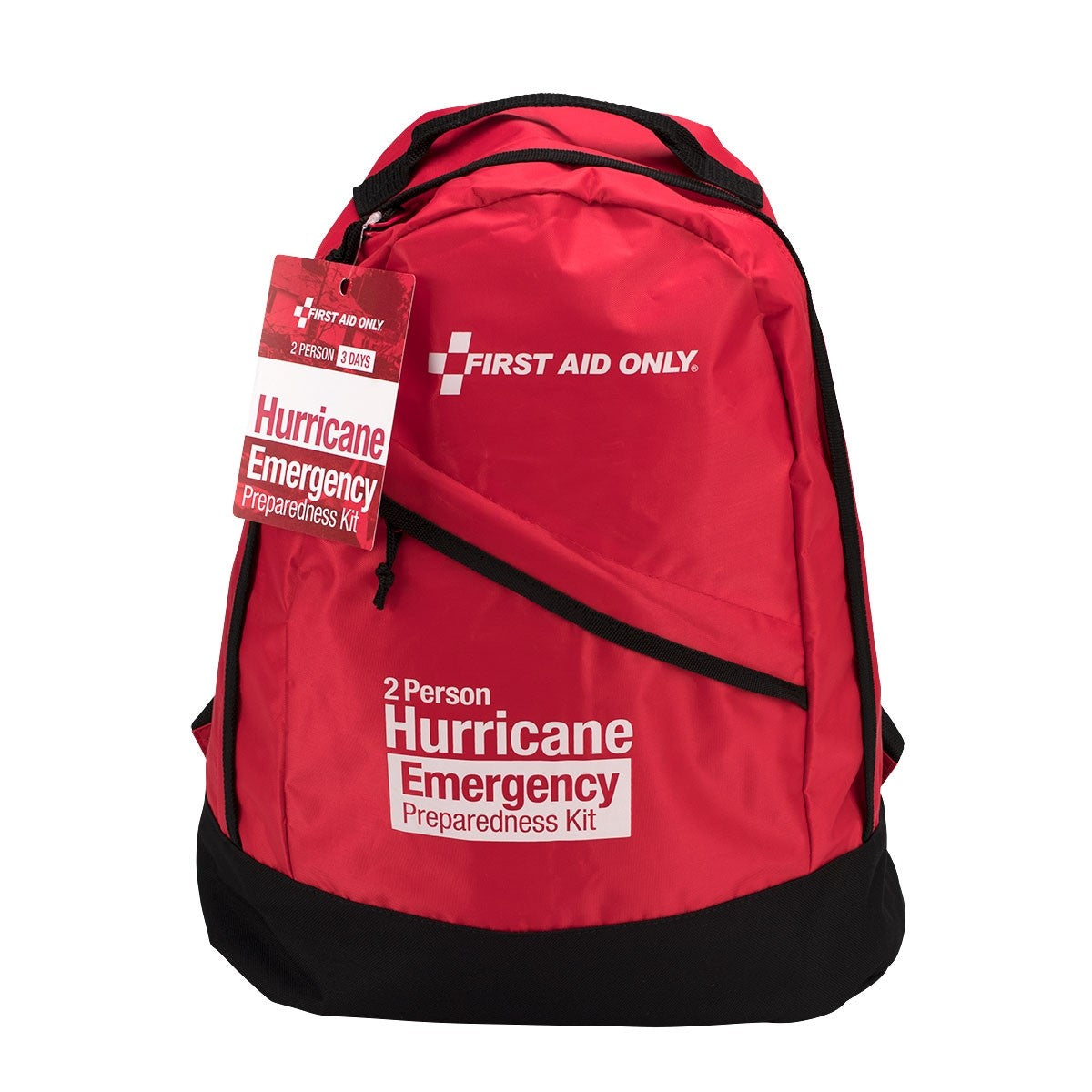 First Aid Only 2 Person Emergency Preparedness Hurricane Backpack (2 per order)