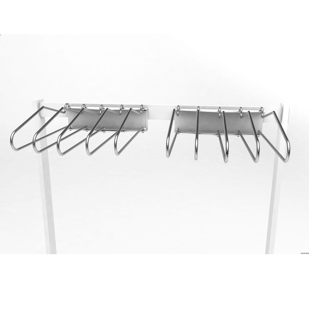 Phillips Safety Garment Style Mobile 10 Arm Apron Rack