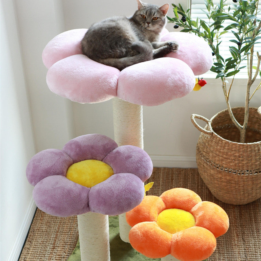 Three Flower Cat Tree
