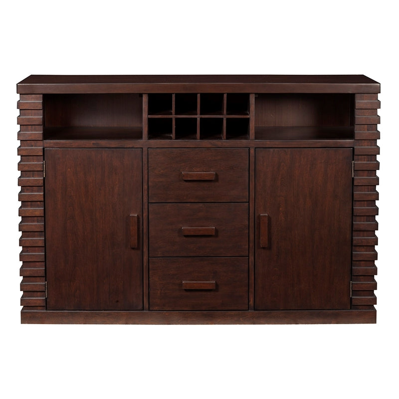 Wood Dining Sideboard in Dark Espresso