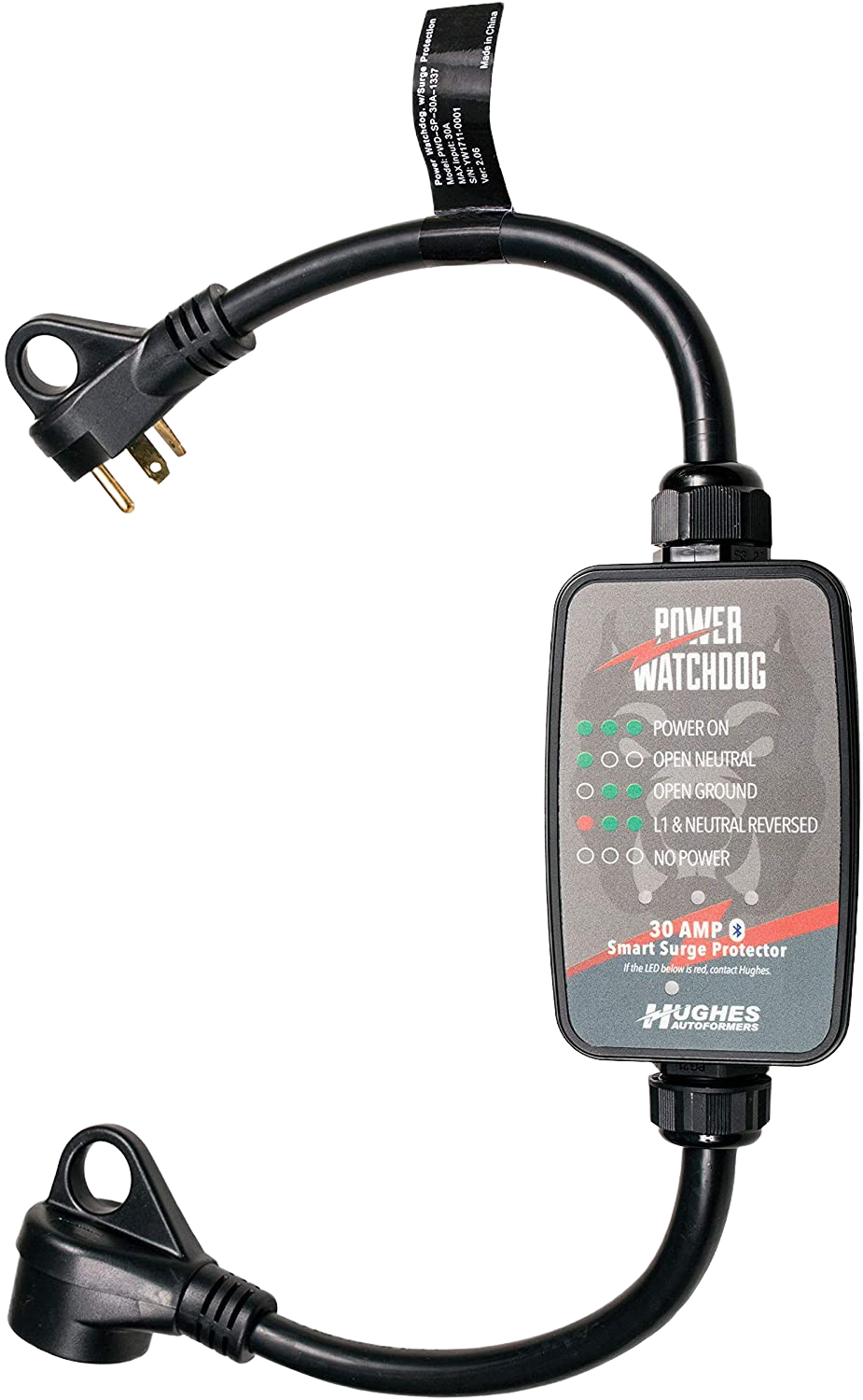 Hughes Autoformers PWD30 Power Watchdog 30 Amp Smart Bluetooth Surge Protector Portable New