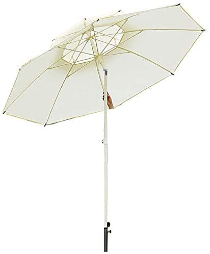 ガードレール Patio Umbrellas 2.5M/8Ft Patio Umbrella with Push Button Tilt, Outdoor Umbrella for Backyard Balcony Garden Pool with Double Vented, Market Table Umbrella(Color:A)