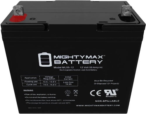 Mighty Max Battery 12V 55 Ah SLA/AGM Battery