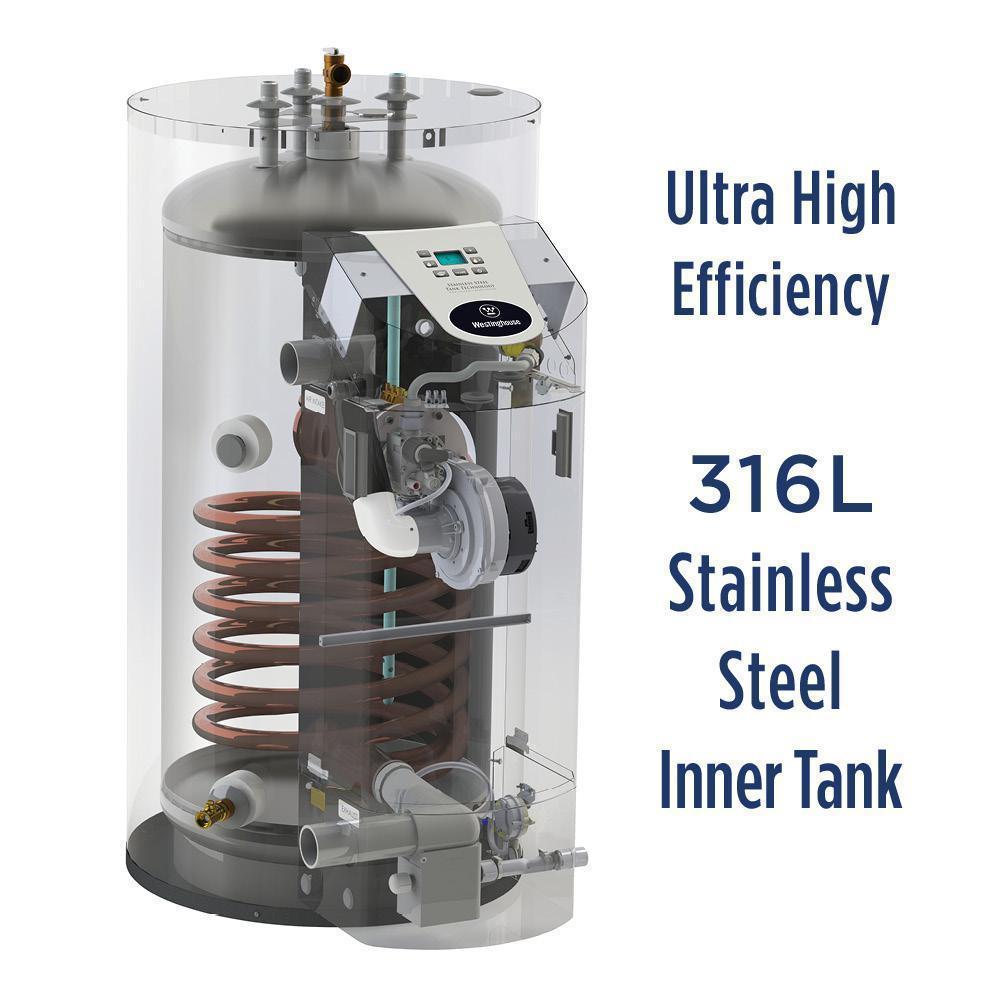 Westinghouse WGR060LP076 60 Gal. 10 Year 76000 BTU 97% High Efficiency Liquid Propane Water Heater New