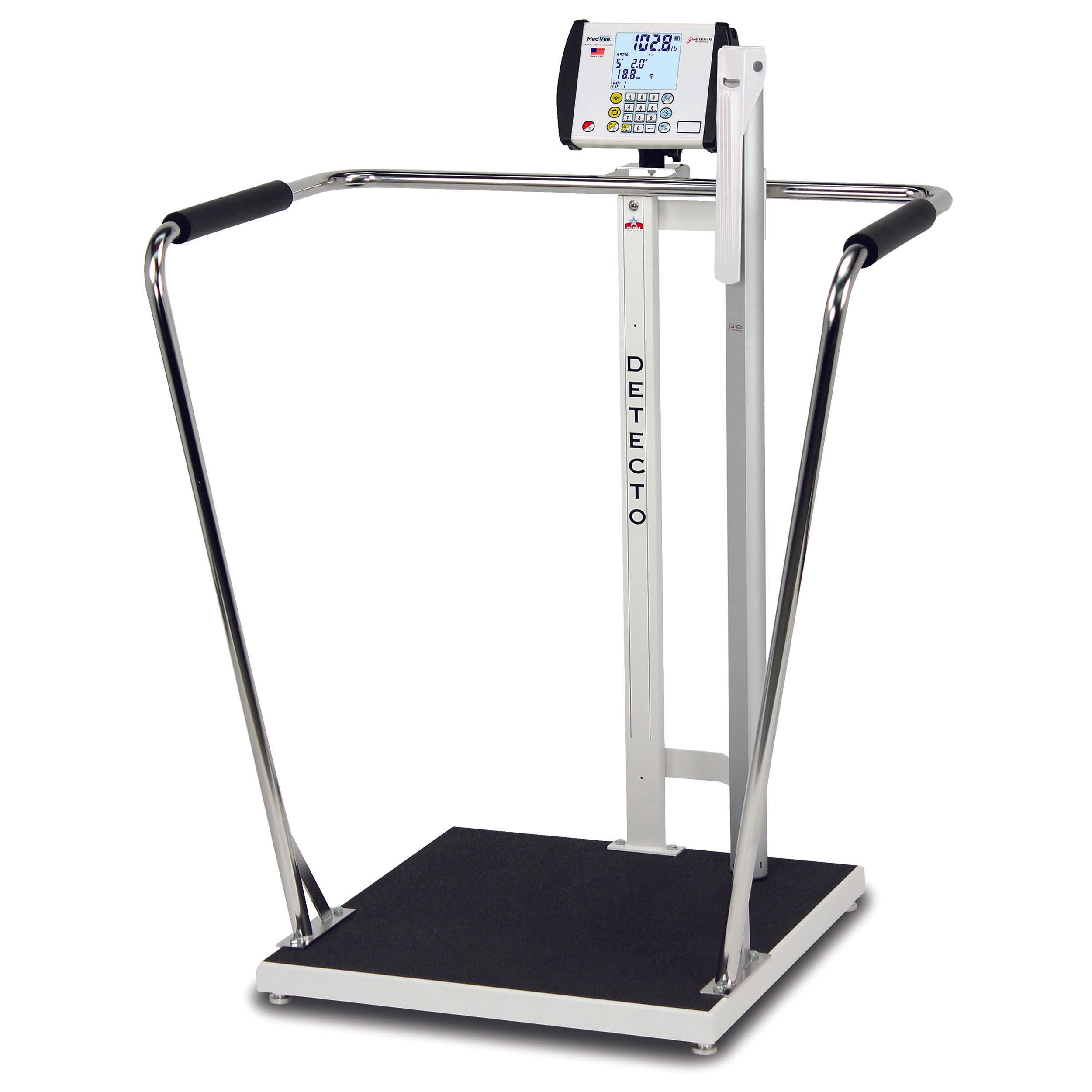 Detecto 6857DHR Digital Height Rod Bariatric Scale