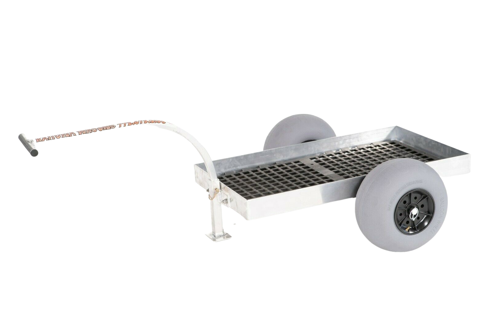 Alumacart 2-Wheel UV Deck Wagon With Balloon Beach Tires New