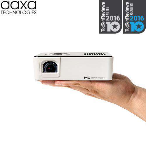 AAXA M5 HD Micro Portable WXGA DLP 1080p Mini Pico Projector with Stereo Speakers 900 Lumens New