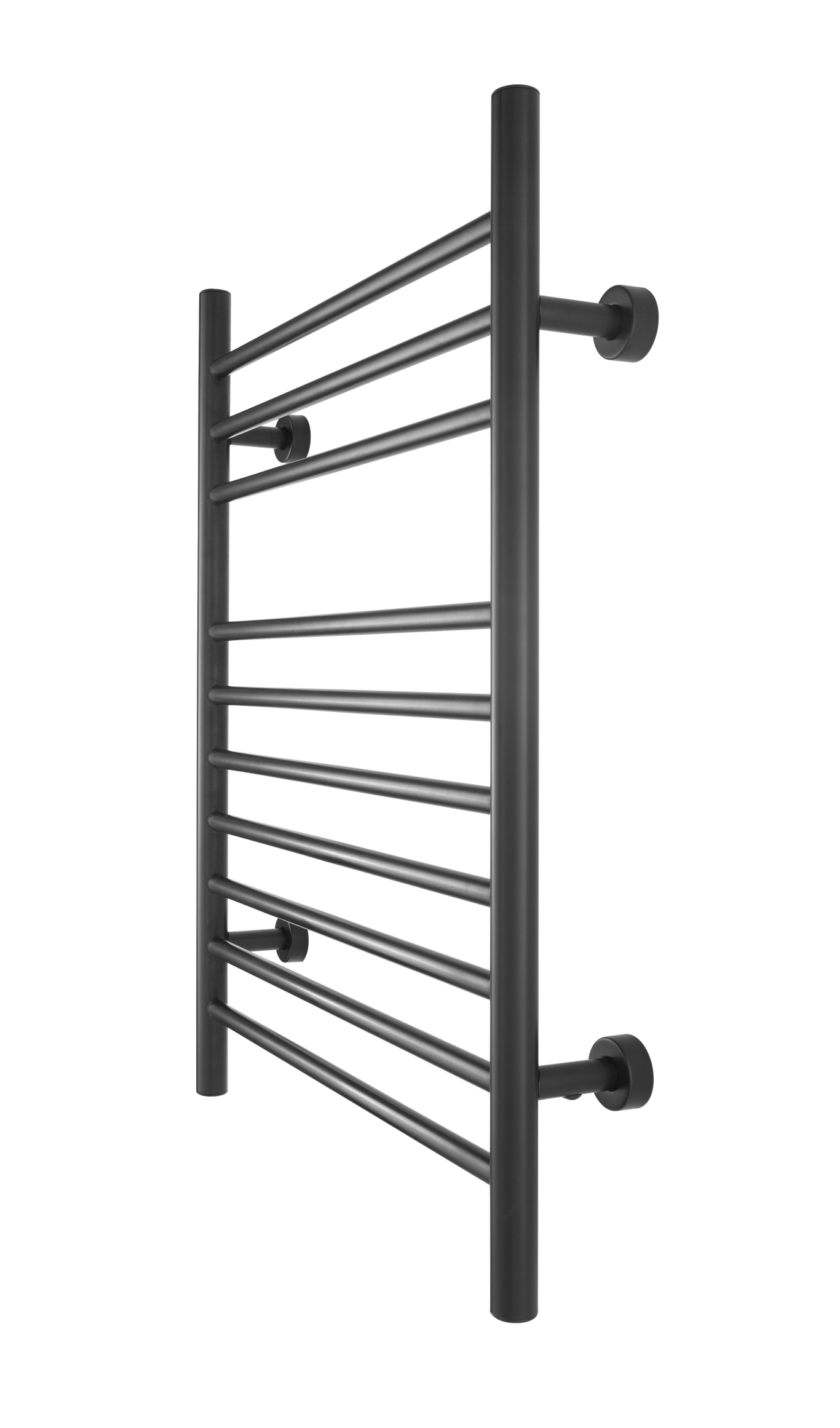 WarmlyYours TW-F10KS-HP Infinity Dual Connection 10 Bar Towel Warmer in Matte Black New