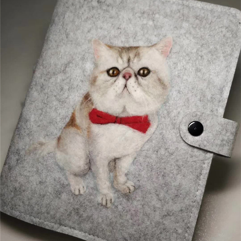 Pet Customized Wool Felt Wallet