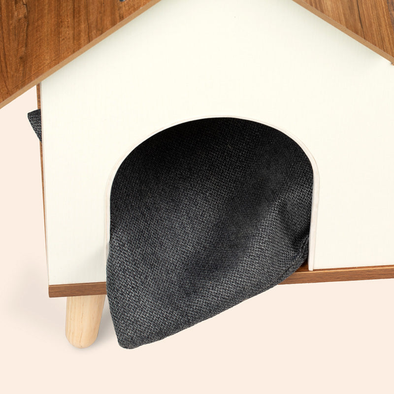 Wooden House Cat Tree