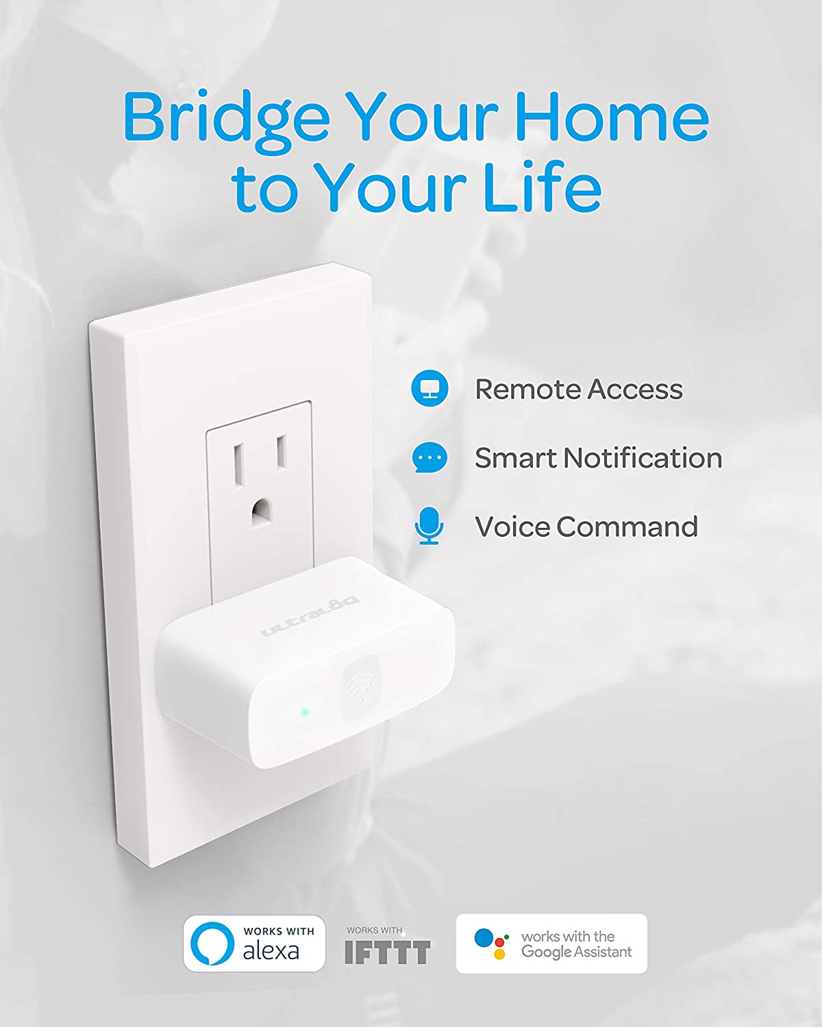 U-Tec UL3 BT (2nd Gen) Smart Lever Lock Satin Nickel New