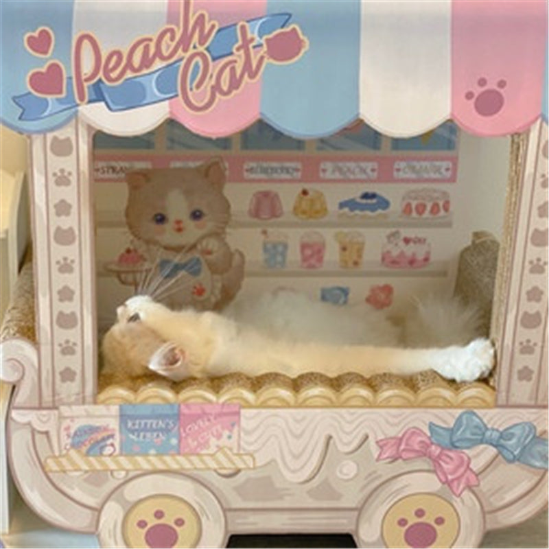 Dessert Cart Cardboard Cat Scratcher