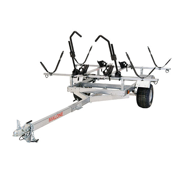 Malone LowMax 2 Kayak / 2 Bike Trailer Package