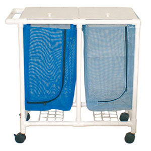 MJM Double Bag Hamper with Zipper Front