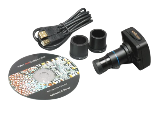 Amscope SM-3TZ-54S-5M 3.5X - 90X Trinocular LED Boom Stand Stereo Microscope Plus 5MP Camera New